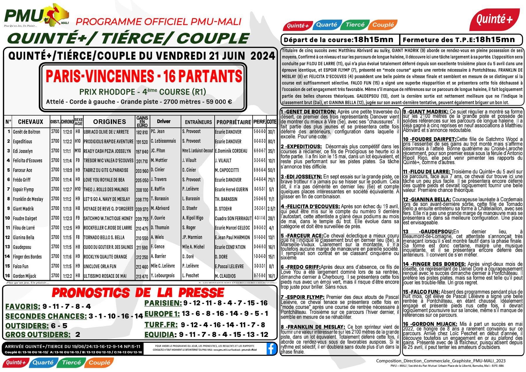 Exe programme alr quinte 21 06 24 1
