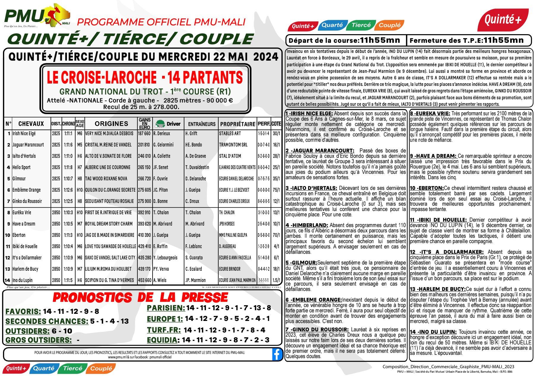 Exe programme alr quinte 22 05 24 1