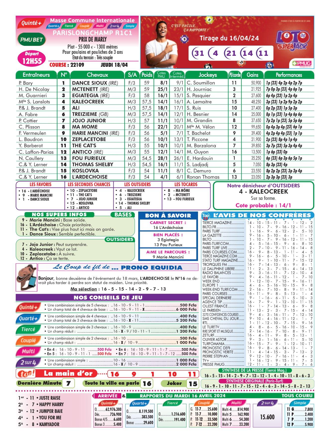 Programmes du jeudi 18 avril 2024 imprimerie 4