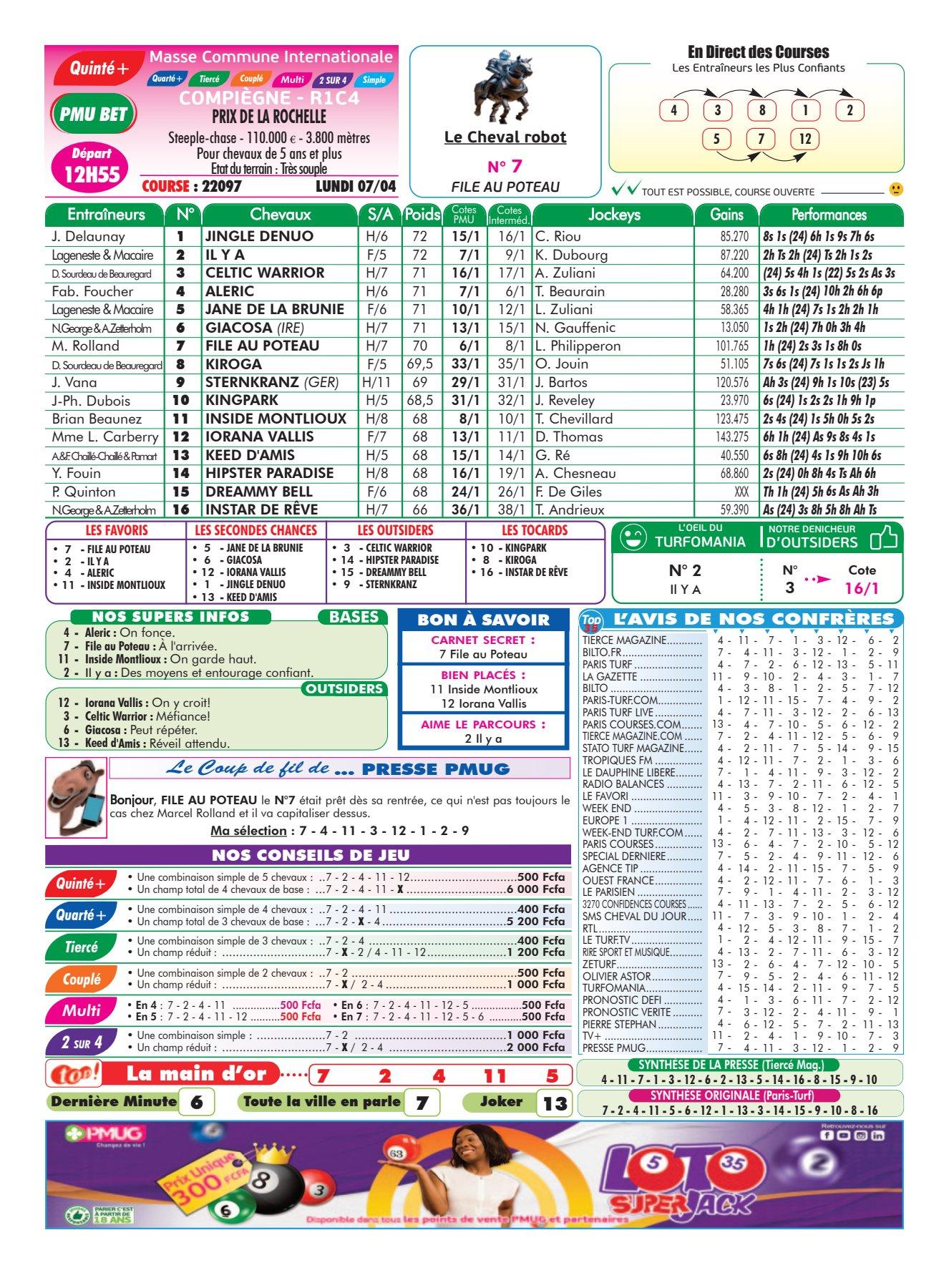 Programmes du lundi 07 avril 2025 imprimerie 1 4