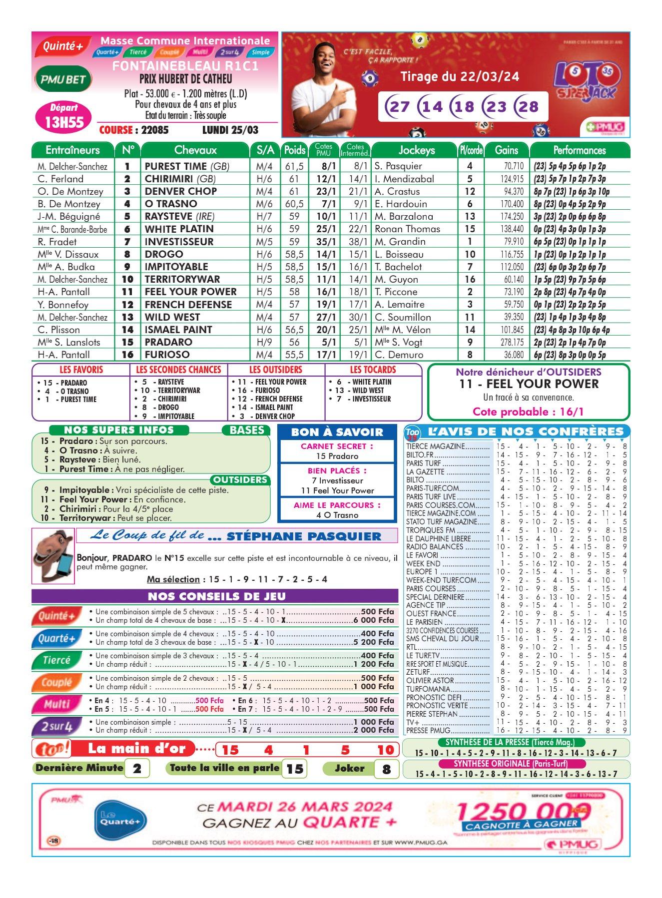 Programmes du lundi 25 03 2024 imprimerie 4