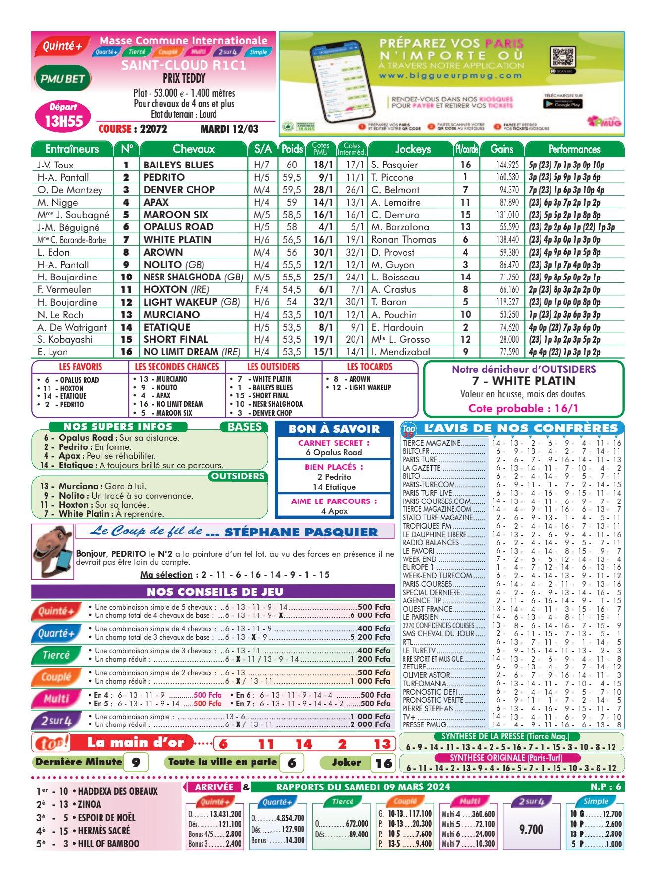 Programmes du mardi 12 mars 2024 imprimerie 4