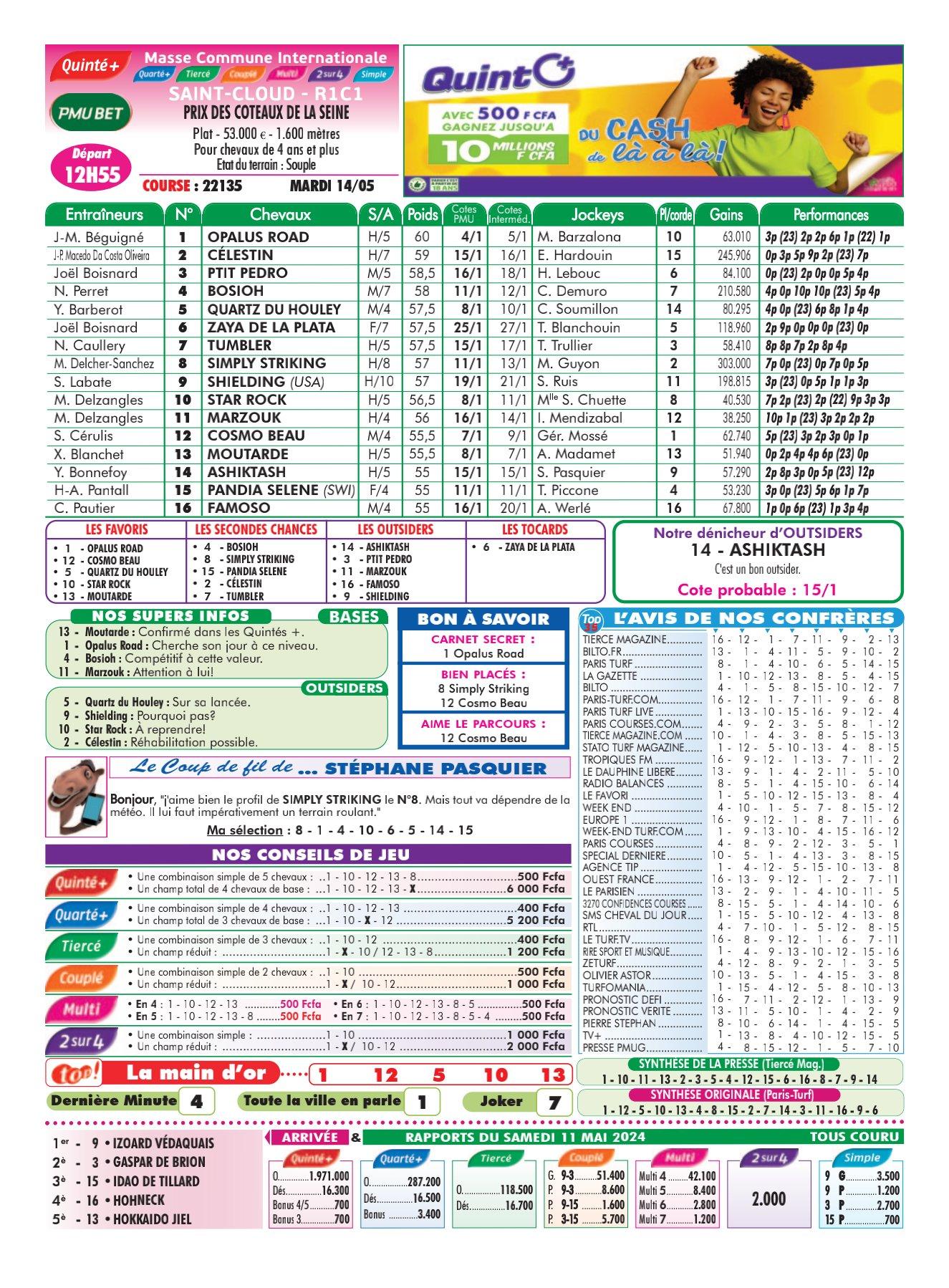 Programmes du mardi 14 05 2024 imprimerie 4