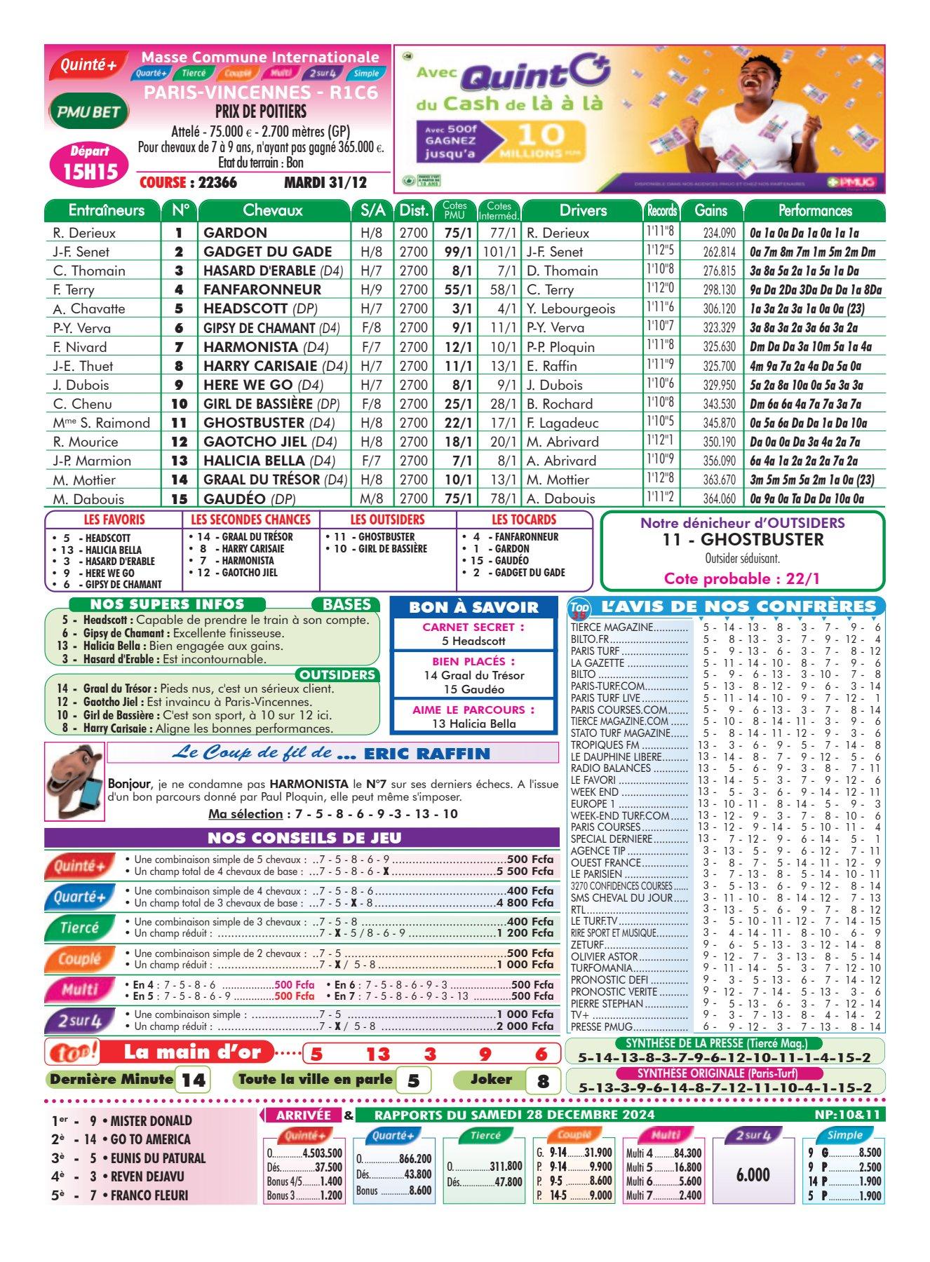 Programmes du mardi 31 decembre 2024 imprimerie 4