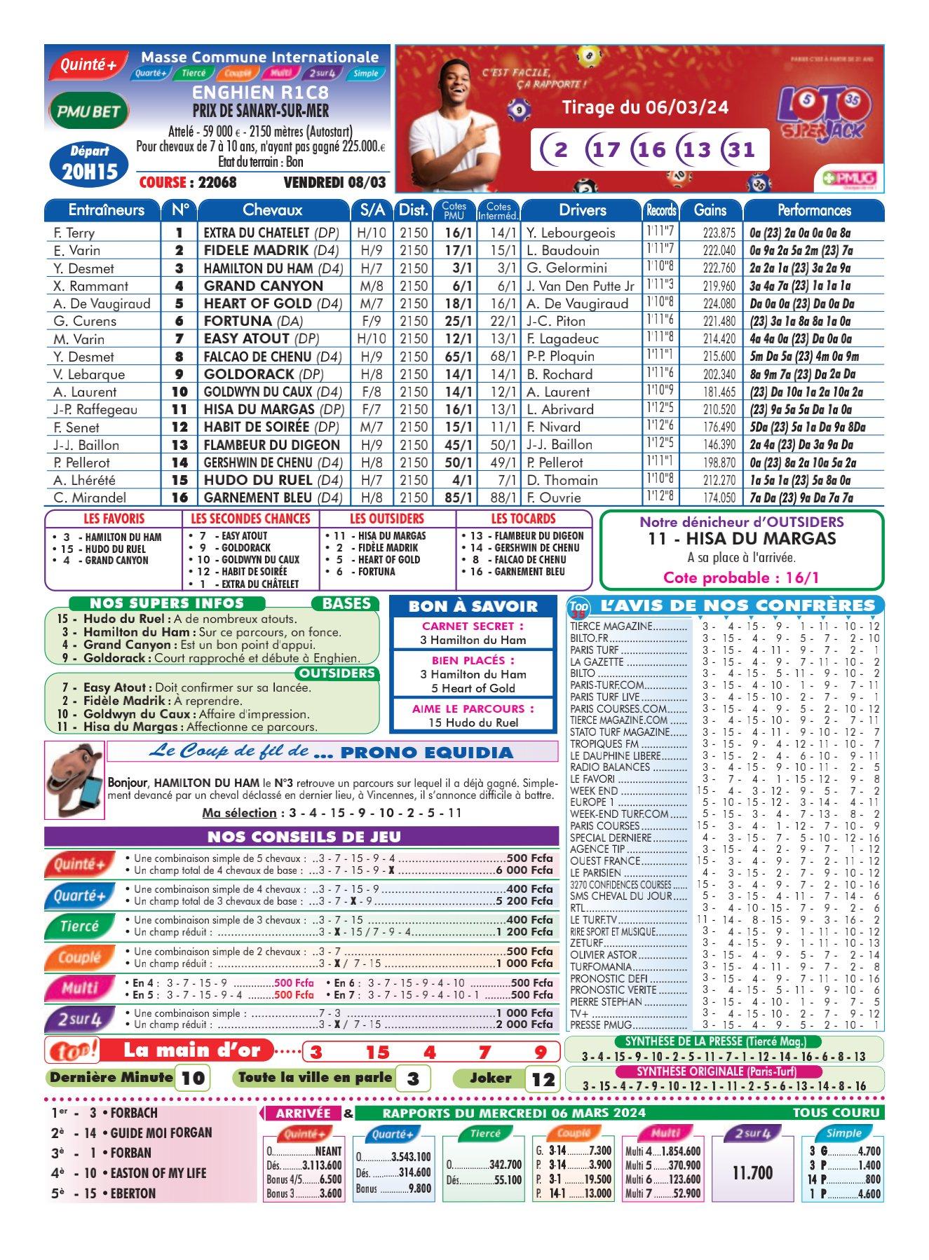 Programmes du vendredi 08 mars 2024 imprimerie 4