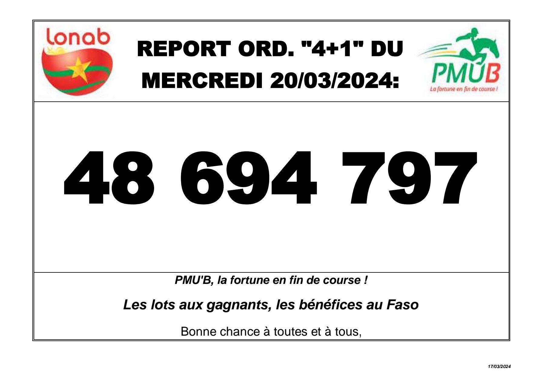 Report ord41 du mercredi 20 03 2024